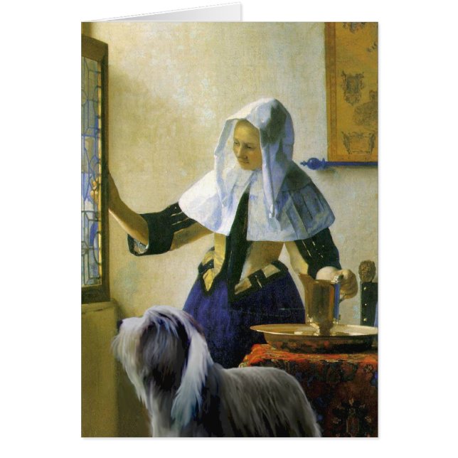 Beardie 10 - Pitcher Hälsningskort (Framsidan)