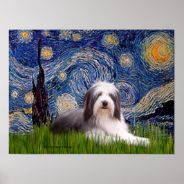 Beardie 2 - Starry Natt Poster