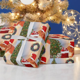 Beardie-Claus - Bearded Dragon Santa Presentpapper