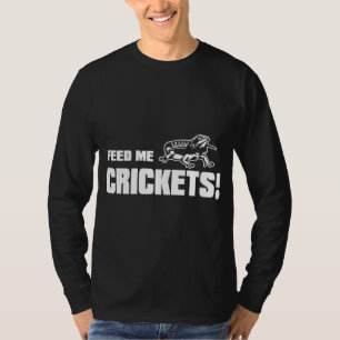Beardie Matar mig "Cricks Food for Beardie Dragon" T Shirt