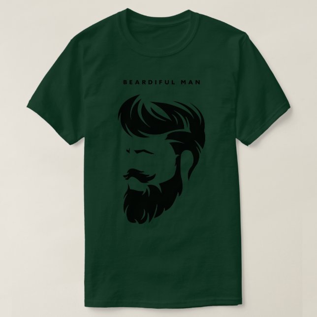 Beardiful Man T Shirt (Design framsida)