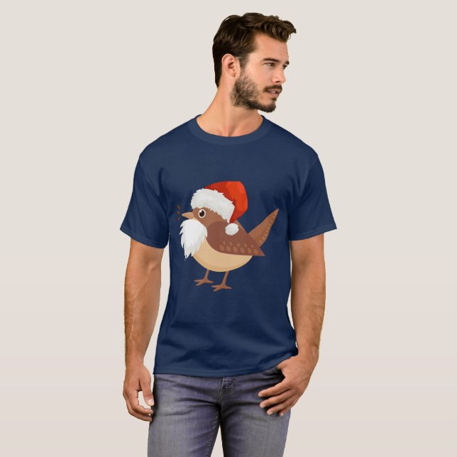 Bearding Cute Critter jul T-Shirt (Hel framsida)