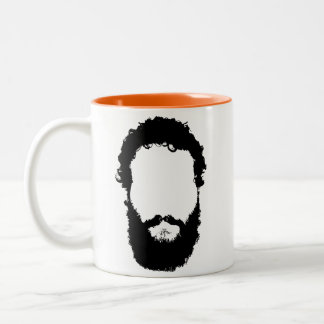 Beardliness mugg, orange Två-Tonad mugg