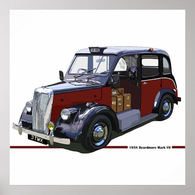 Beardmore MkII Taxi Poster (Framsidan)