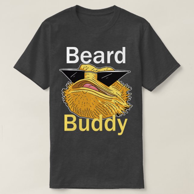 Beardo Buddy Bearded Dragon Kärlek iny Dragon Bear T Shirt (Design framsida)