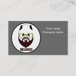 Beardo panda visitkort