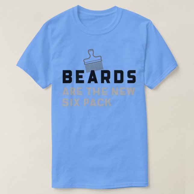 Beards är den nya sex förpackningen 25 t shirt (Design framsida)