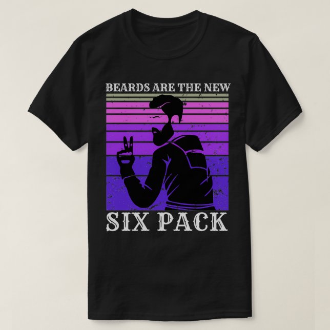 Beards är det nya paketet 40 t shirt (Design framsida)