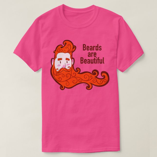 Beards är vackra klassiska TShirt T Shirt (Design framsida)