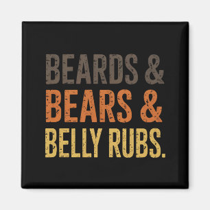 Beards Björnar Bukmassage HBTQ HBTQ Pride Allierad Magnet
