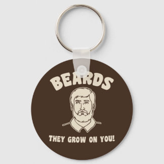 Beards de växer på dig! nyckelring