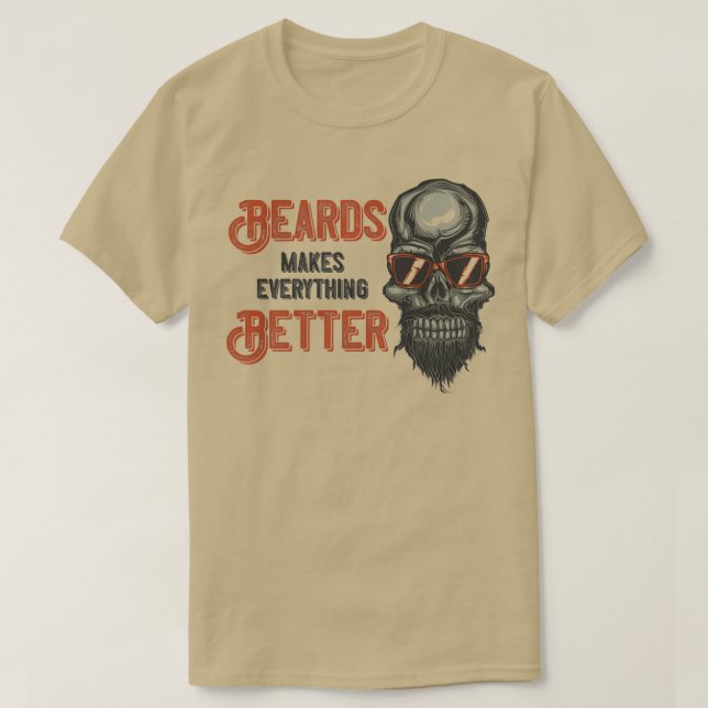 Beards gör allt bättre 1 t shirt (Design framsida)