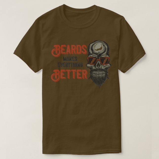 Beards gör allt bättre 3 t shirt (Design framsida)