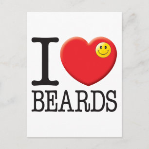 Beards Kärlek Vykort