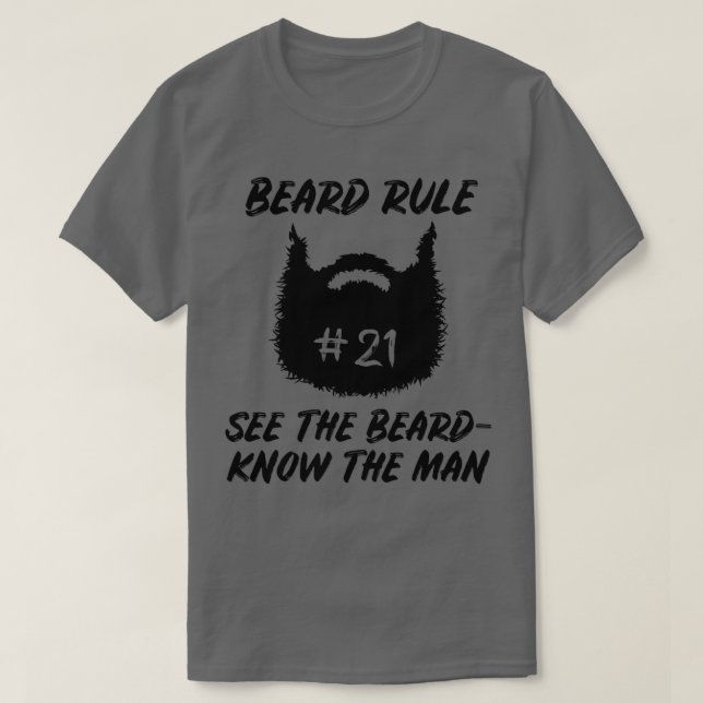 Beards Manar Beards Älskare Barber Gift 2 T Shirt (Design framsida)