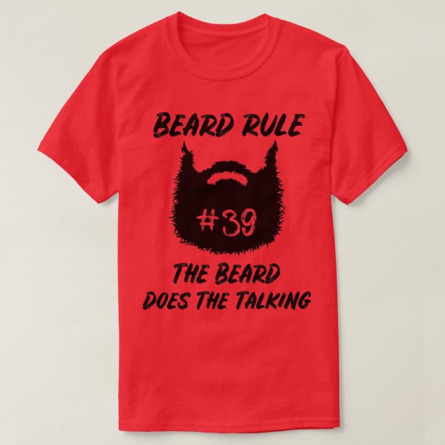 Beards Manar Beards Älskare Barber Gift 3 T Shirt (Design framsida)