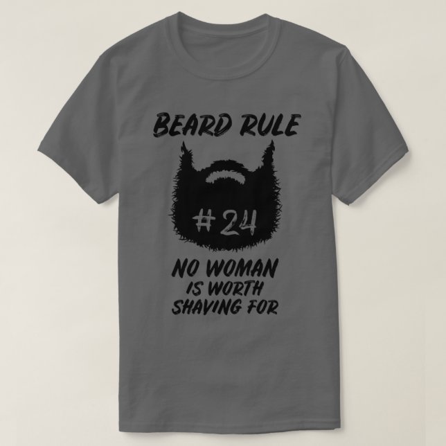 Beards Manar Beards Älskare Barber Gift 4 T Shirt (Design framsida)