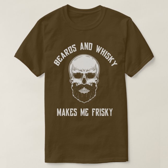 Beards och whisky gör mig till fjoler 1 t shirt (Design framsida)