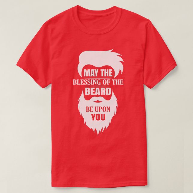 Beards välsignelse t shirt (Design framsida)