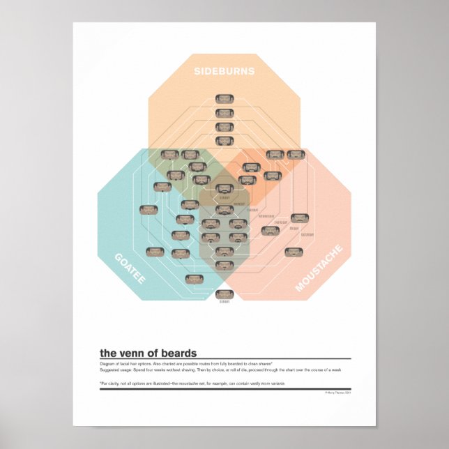 Beards Venn Poster (Framsidan)