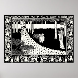 Beardsley affisch: La Beale Isoud Poster