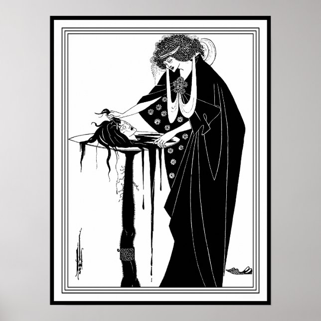 Beardsley - chef på en Platter: The Dancer's Rewar Poster (Framsidan)