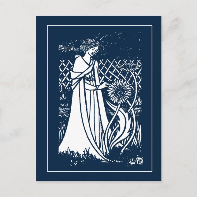 Beardsley Dam & Sunblommor Post Card Vykort (Framsida)