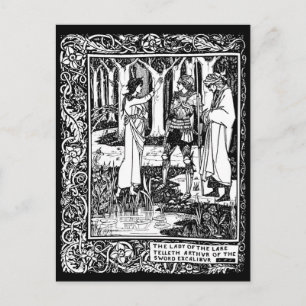 Beardsley Excalibur-vykort Vykort
