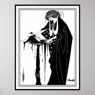 Beardsley - huvud på ett uppläggningsfat: Dansare Poster