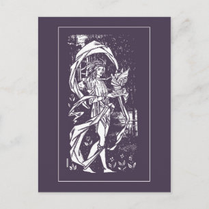 Beardsley Knight Post Card Vykort