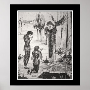 Beardsley Kung Arthur Poster