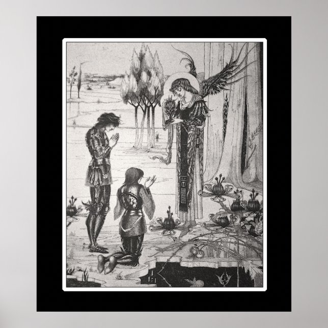 Beardsley Kung Arthur Poster (Framsidan)