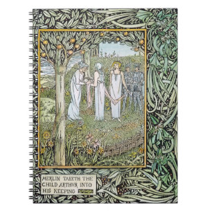 Beardsley: Morte D'Arthur Anteckningsbok