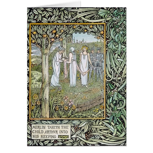 Beardsley: Morte D'Arthur OBS Kort (Framsidan)