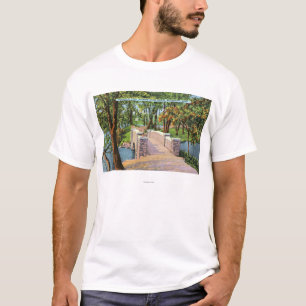 Beardsley parkerar beskådar av stenen överbrygga t shirt
