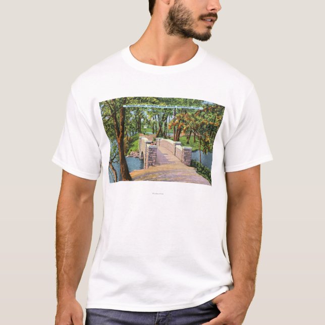 Beardsley parkerar beskådar av stenen överbryggar t shirt (Framsida)
