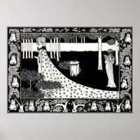 Beardsley Poster: La Beale Isoud