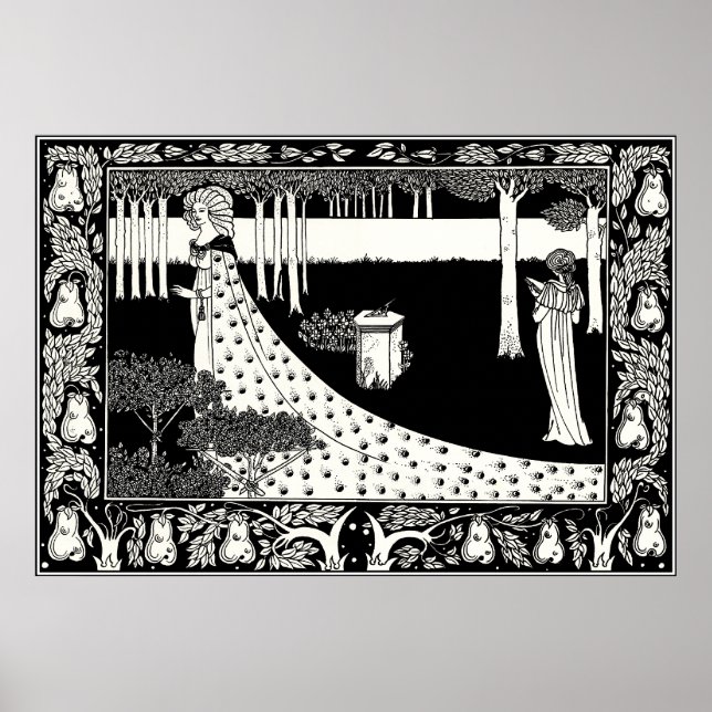 Beardsley Poster: La Beale Isoud Poster (Framsidan)