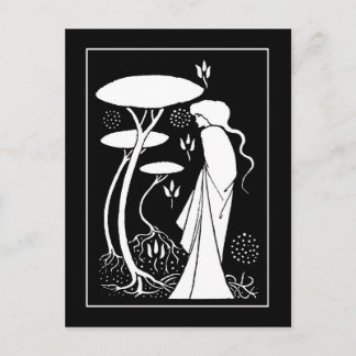 Beardsley Sorceress LeFay-vykort Vykort