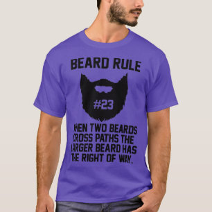 Beardspelsregel 23 när två stjärnor Kor Väg är de  T Shirt