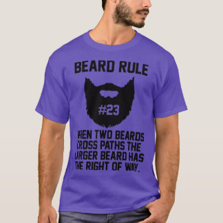 Beardspelsregel 23 när två stjärnor Kor Väg är de T Shirt