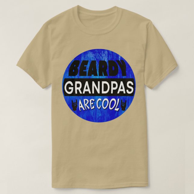 Beardy Grandpas är Coola T Shirt (Design framsida)