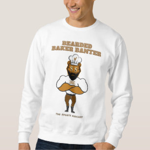Beared Baker Banter poddscast logotyp Sweatshirt
