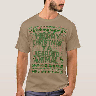BEARED CHRISTMAS T SHIRT