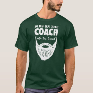Beared Coach Sports Mentor Trainer Beard Goatee T Shirt