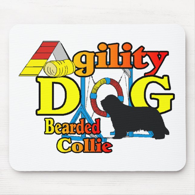 Beared Collie-gåvor Musmatta (Framsidan)