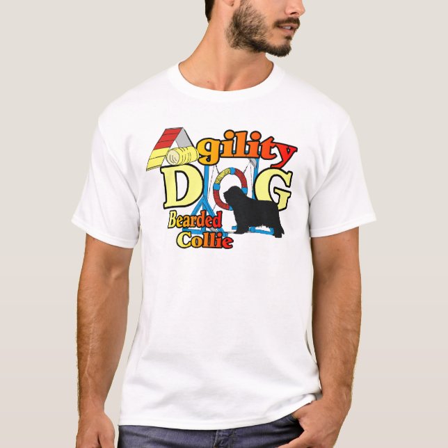 Beared Collie-gåvor T-shirt (Framsida)