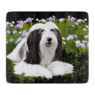 Beared Collie Painting - Cute Original Hund Art