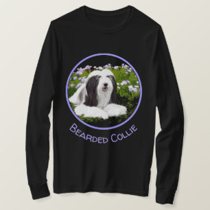 Beared Collie Painting - Cute Original Hund Art T Shirt