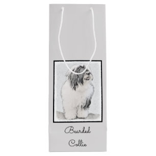 Beared Collie Teckning - Cute Original Hund Art